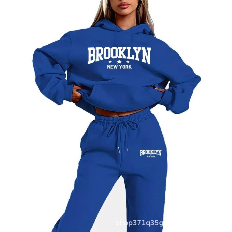 Women's Sporty Zip Up Tracksuit for Outdoor Fitness