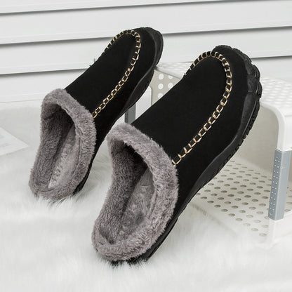 The Knutsford Men's Winter House Shoes Fur Lined Slippers