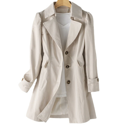 Women’s Classic Single Breasted Trench Coat