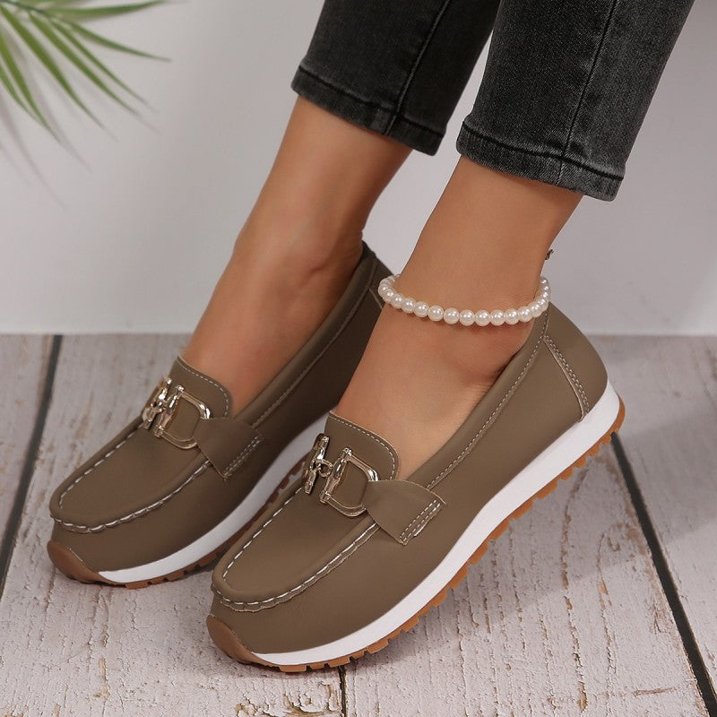 Ladies Slip On Comfortable Loafers Shoes
