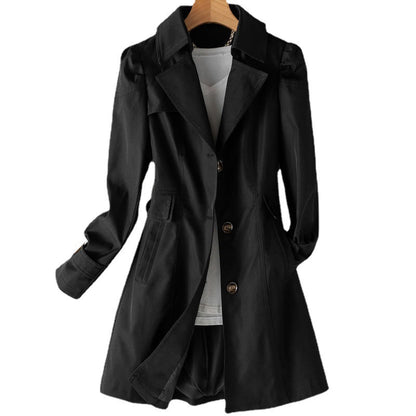 Women’s Classic Single Breasted Trench Coat