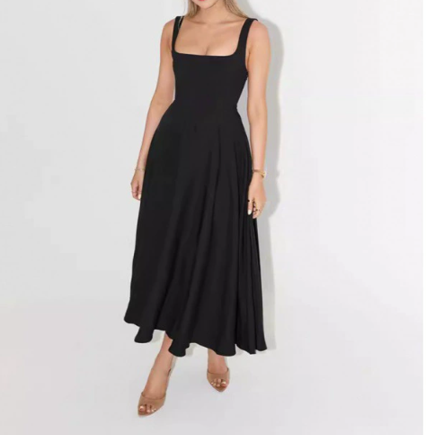 Beautiful Flower Knee Length Dress - BritishElegance