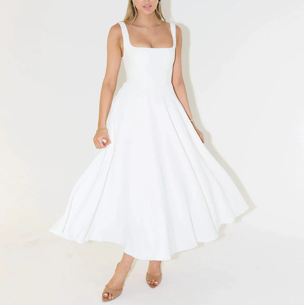 Beautiful Flower Knee Length Dress