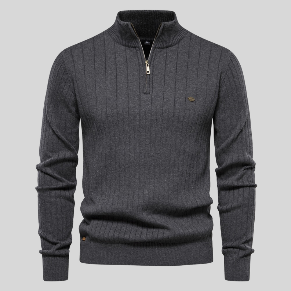 Men's Classic Warm Quarter Zip Jumper
