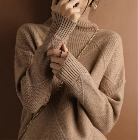 Soft Warm Women's Cable Knit Winter Sweater