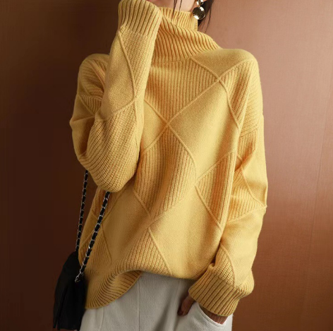 Soft Warm Women's Cable Knit Winter Sweater
