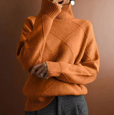 Soft Warm Women's Cable Knit Winter Sweater