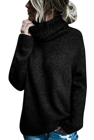 Soft Women's Cashmere Winter Turtleneck Sweater