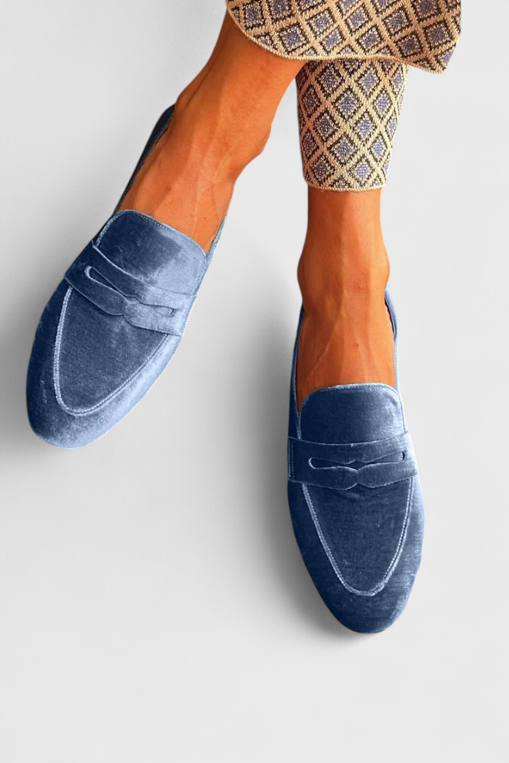 Marley Shoes - Winter Navy Loafers