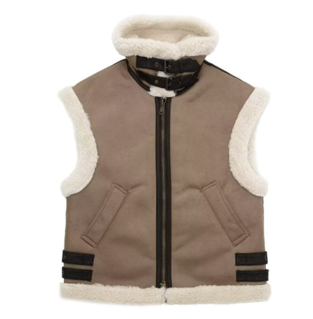 Chic Faux Fur Vest for Women - BritishElegance