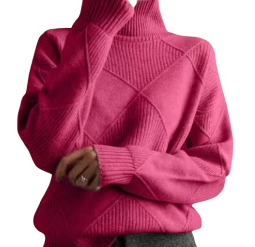 Soft Warm Women's Cable Knit Winter Sweater