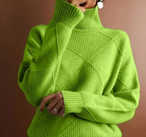 Soft Warm Women's Cable Knit Winter Sweater