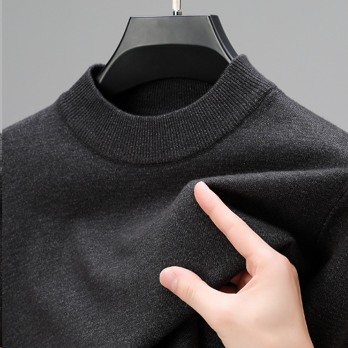 Classic Men's Pure Cashmere Crew Neck Sweater