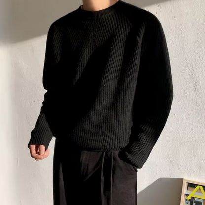 Grant – Relaxed Fit Cotton Knitted Jumper Men