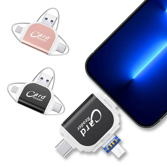 Universal 4-in-1 Memory Card Reader - BritishElegance