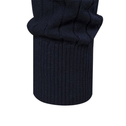 Evan – Ribbed Quarter-Zip Knit Jumper for Men