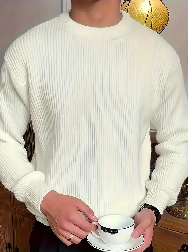 Miles – Relaxed Fit Knitted Jumper for Men
