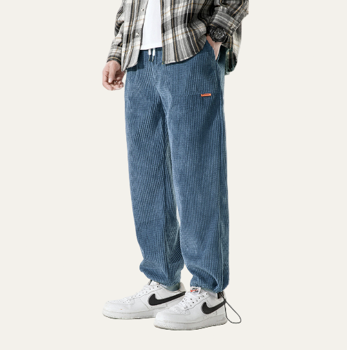 Men’s Corduroy Casual Jogger Pants