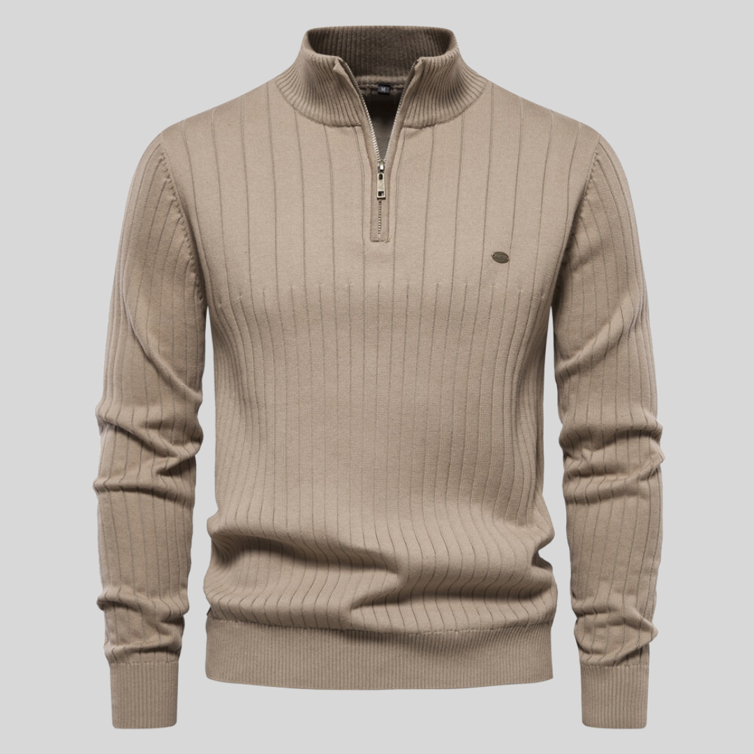 Men's Classic Warm Quarter Zip Jumper