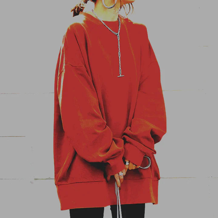 Rose | Cozy Winter Oversized Pullover Sweater