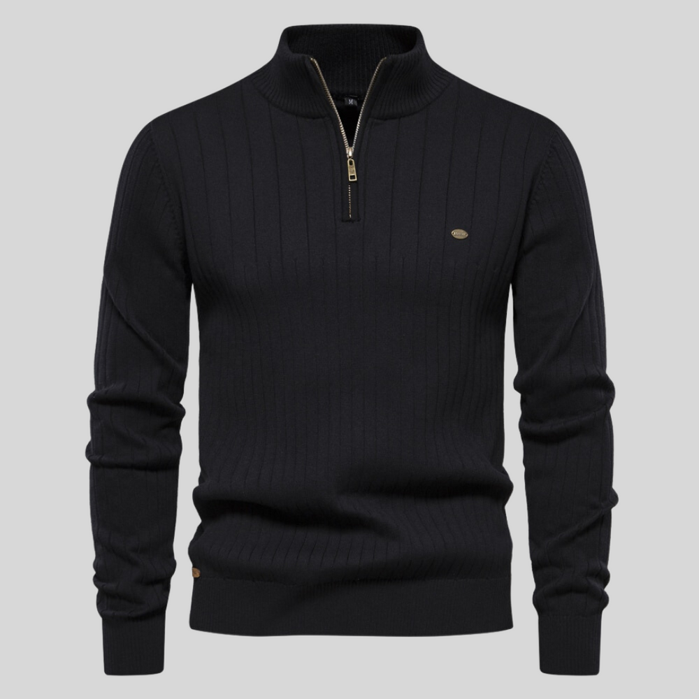Men's Classic Warm Quarter Zip Jumper