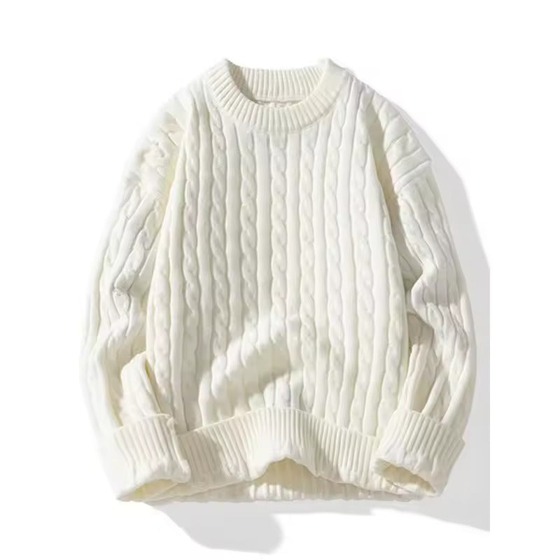 Soft Cashmere Men's Winter Crew Neck Sweater - BritishElegance