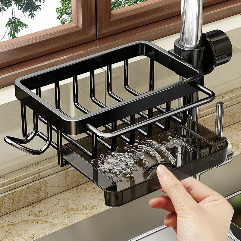 Silver Kitchen Sink Storage Tray - BritishElegance
