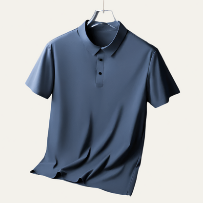 Men’s Performance Polo Shirt with Three Button Placket
