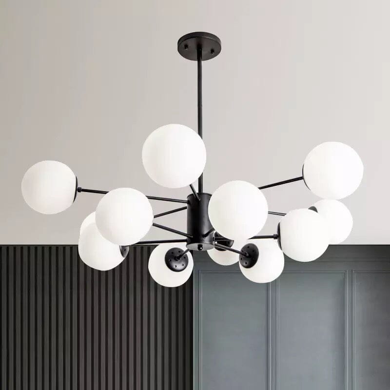 Sparkling Glass Globe Pendant Lamp