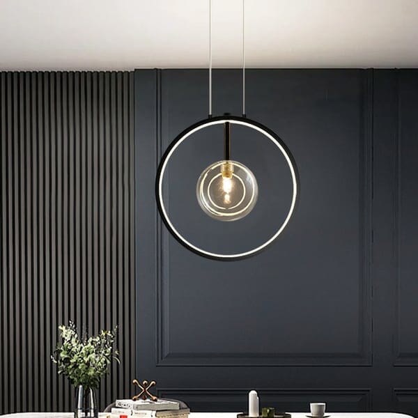 Clear Glass Hanging Pendant Light