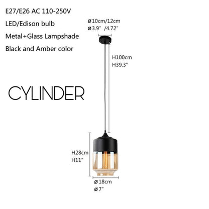 Retro Style Hanging Light Fixtures