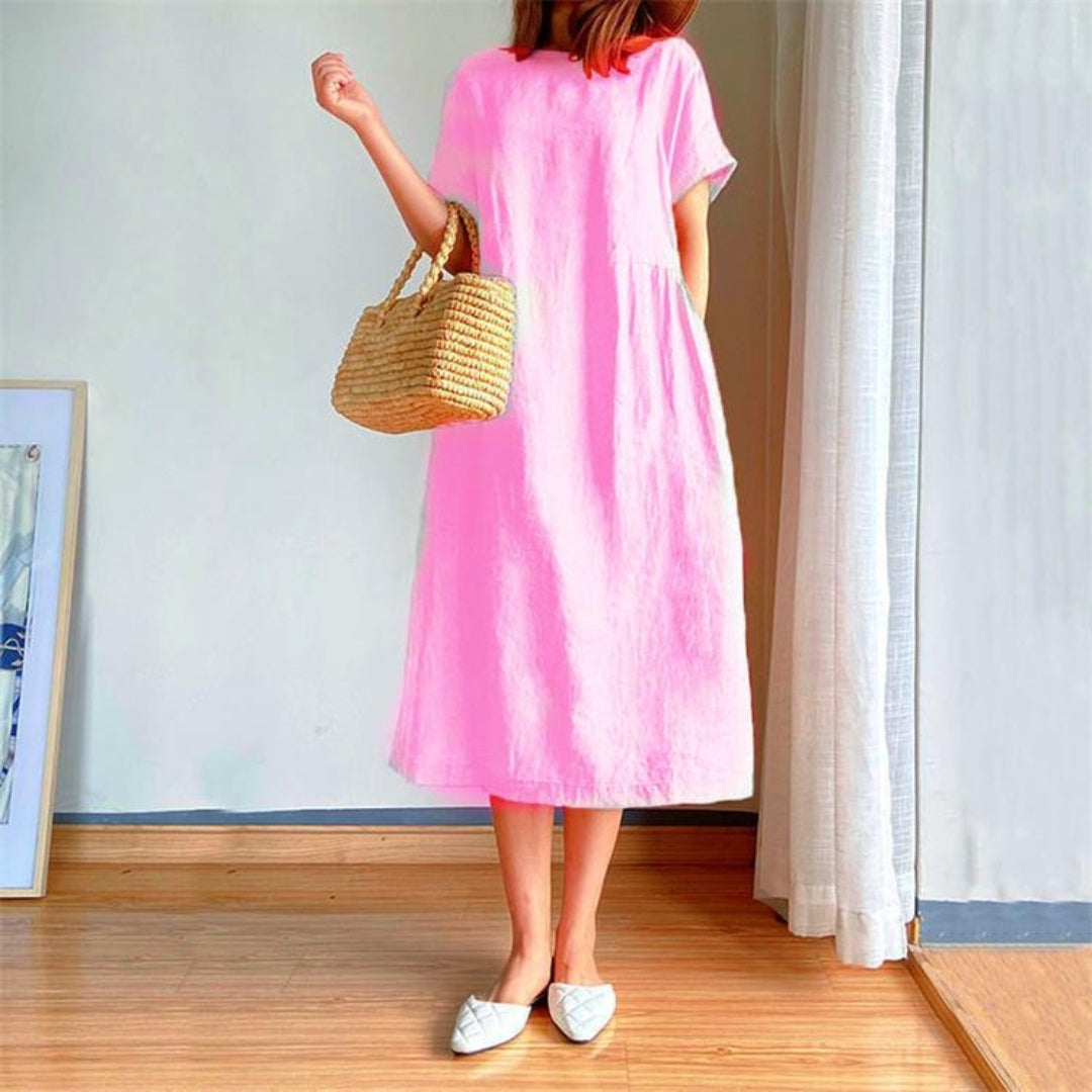 Women's Chic Short Sleeve Sundress