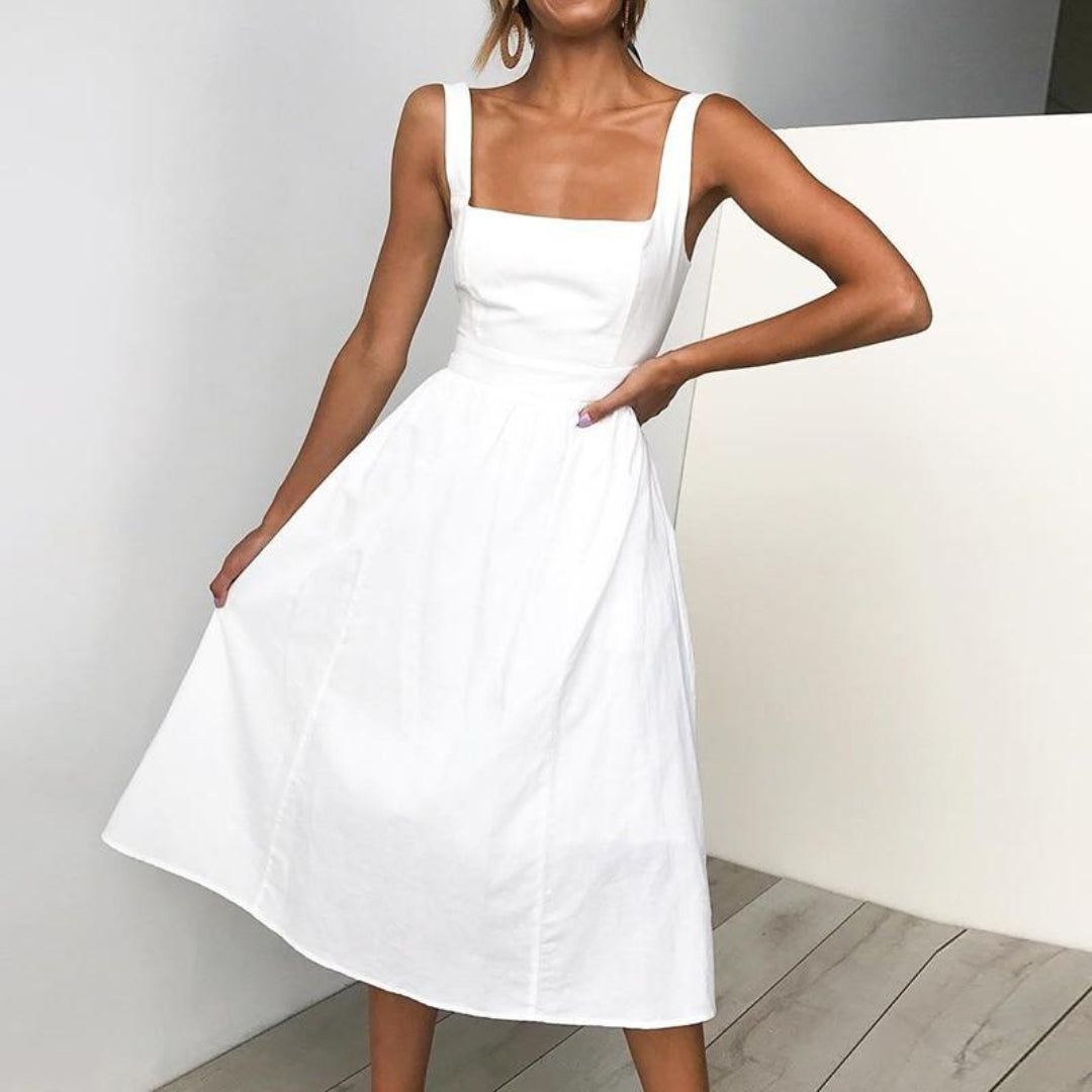 Elegant Strapless Sundress for Women - BritishElegance