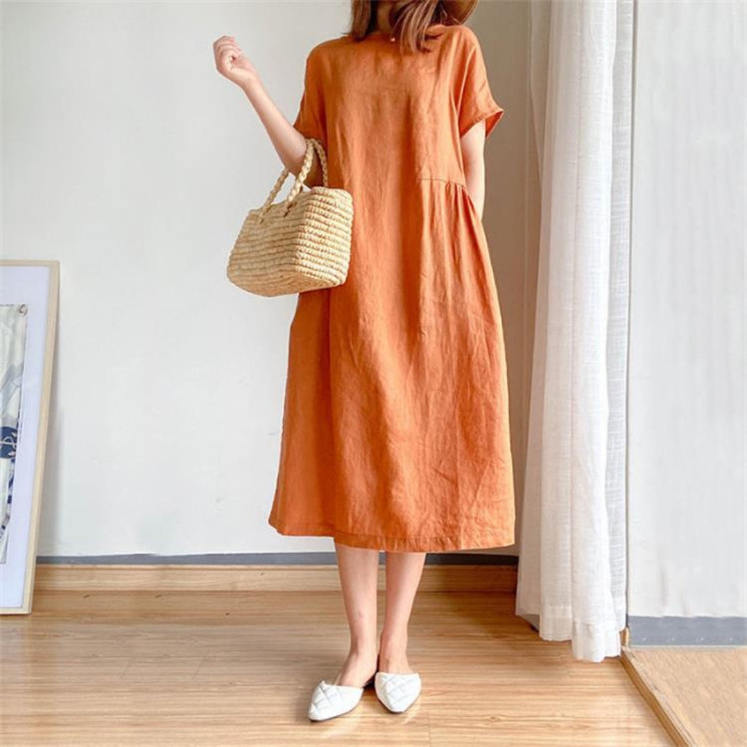 Women's Chic Short Sleeve Sundress