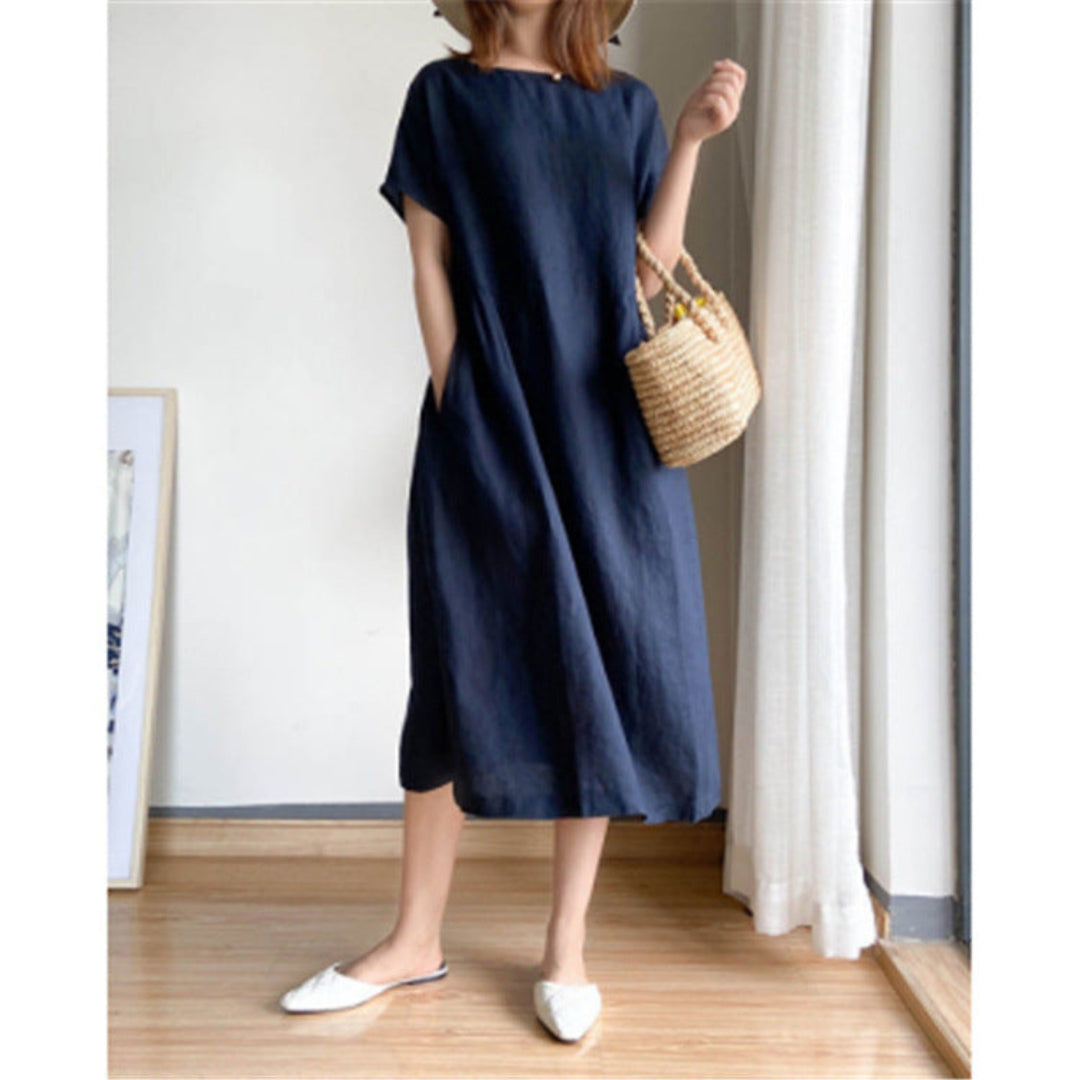 Women's Chic Short Sleeve Sundress