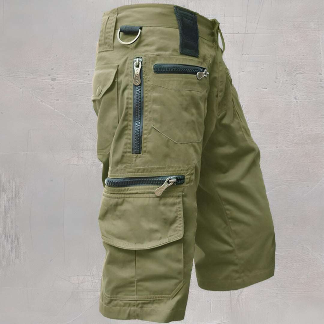 Relaxed Fit Men's Utility Shorts - BritishElegance