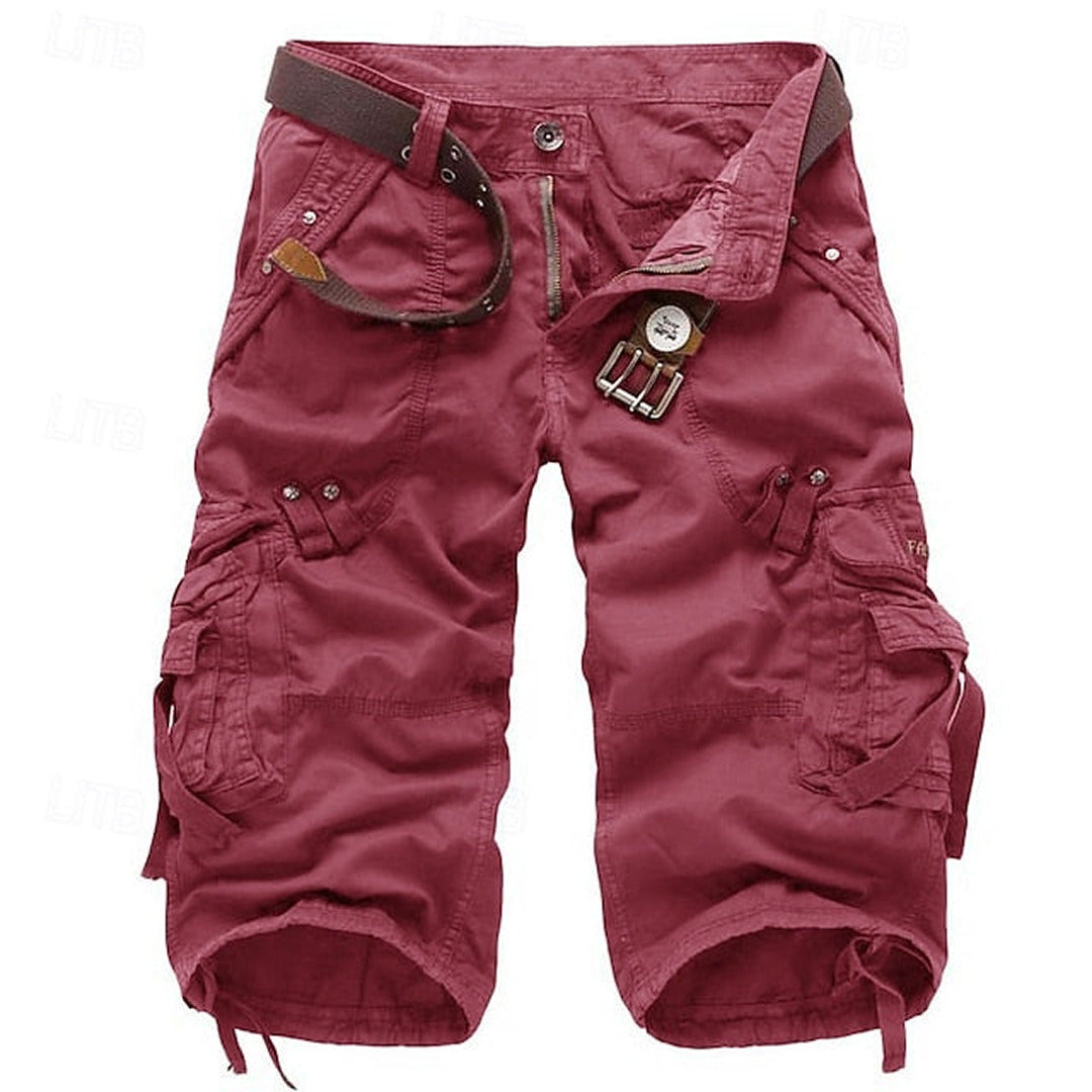 Light Brown | Casual Summer Capri Pants - BritishElegance
