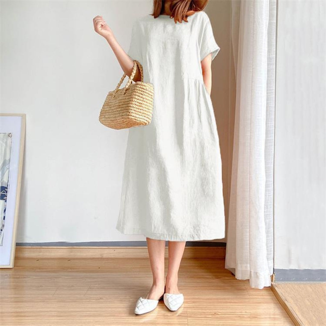 Women's Chic Short Sleeve Sundress