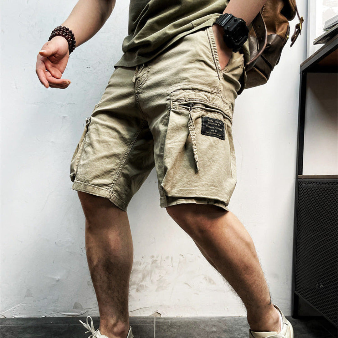Raphael | Men's Fashionable Cargo Shorts - BritishElegance