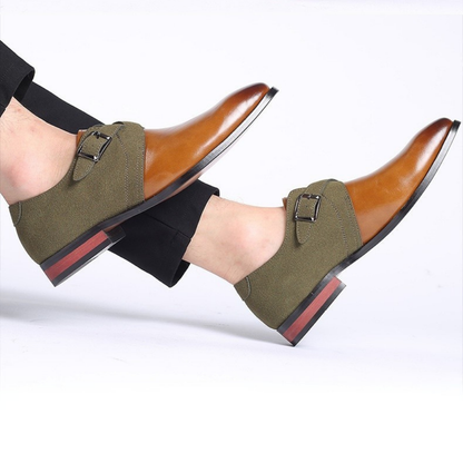 Aurelio | Derby Shoes – Leather Slip-On Dress Shoes with Cushioned Comfort