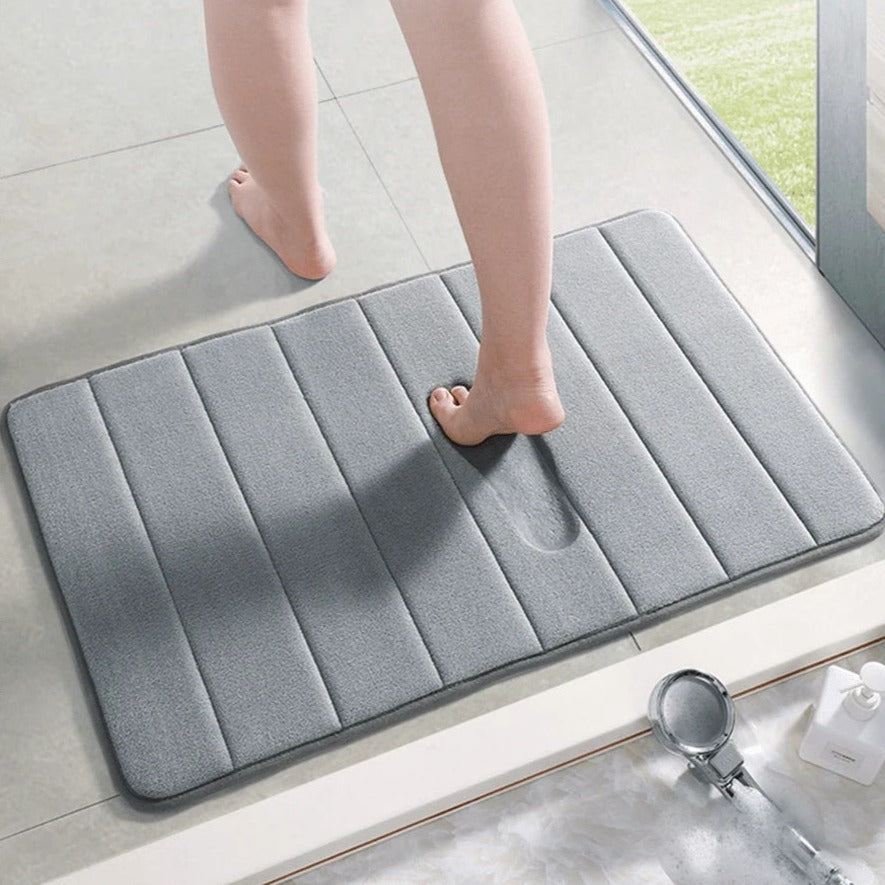 Soft 3-Piece Memory Foam Bathroom Mats, Anti-Slip - BritishElegance