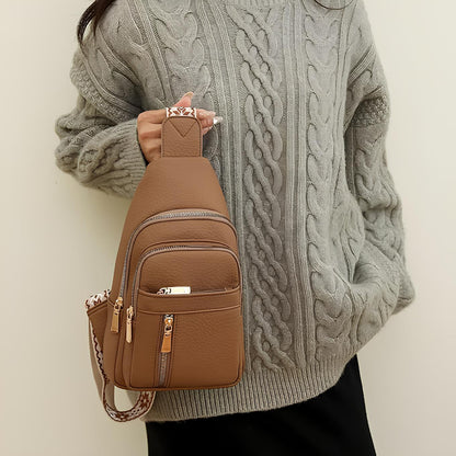 Women's shoulder bag Small Practical with many compartments