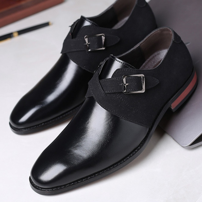 Aurelio | Derby Shoes – Leather Slip-On Dress Shoes with Cushioned Comfort