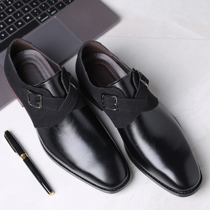 Aurelio | Derby Shoes – Leather Slip-On Dress Shoes with Cushioned Comfort