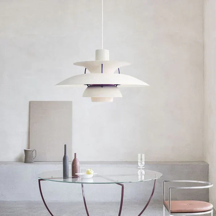 Bright Colored Glass LED Pendant Light Fixture