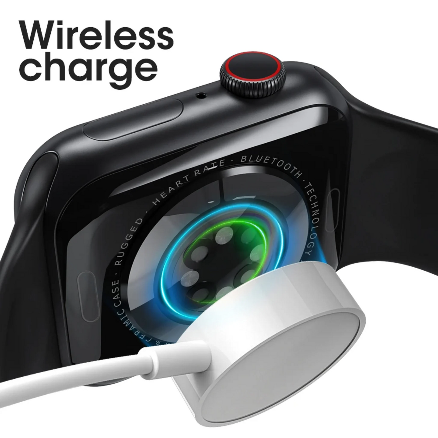 Smartwatch with 1.9 Inch HD AMOLED Display, IP68 Waterproof, Health Monitoring and Sports Modes