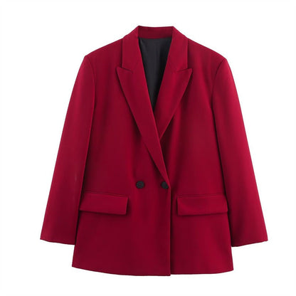 Jane | Women’s Hip-Length Wool Cape Coat – Loose Fit Design with Lapel Collar and Button Front for Stylish Outfits