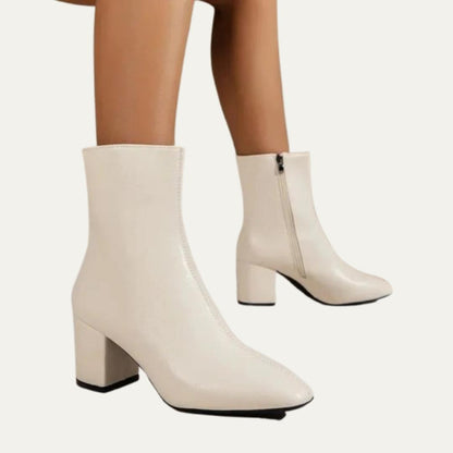 Women’s Smooth Pointed-Toe Ankle Boots