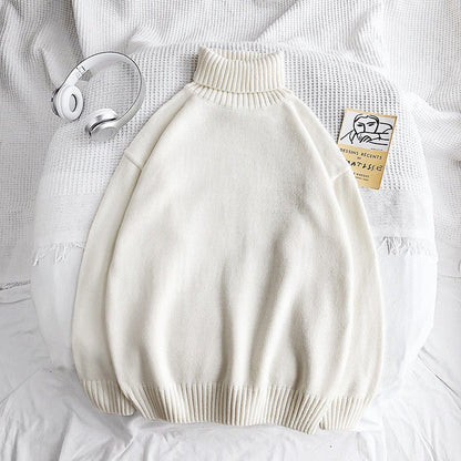 Knitted Winter Turtleneck Jumper Men