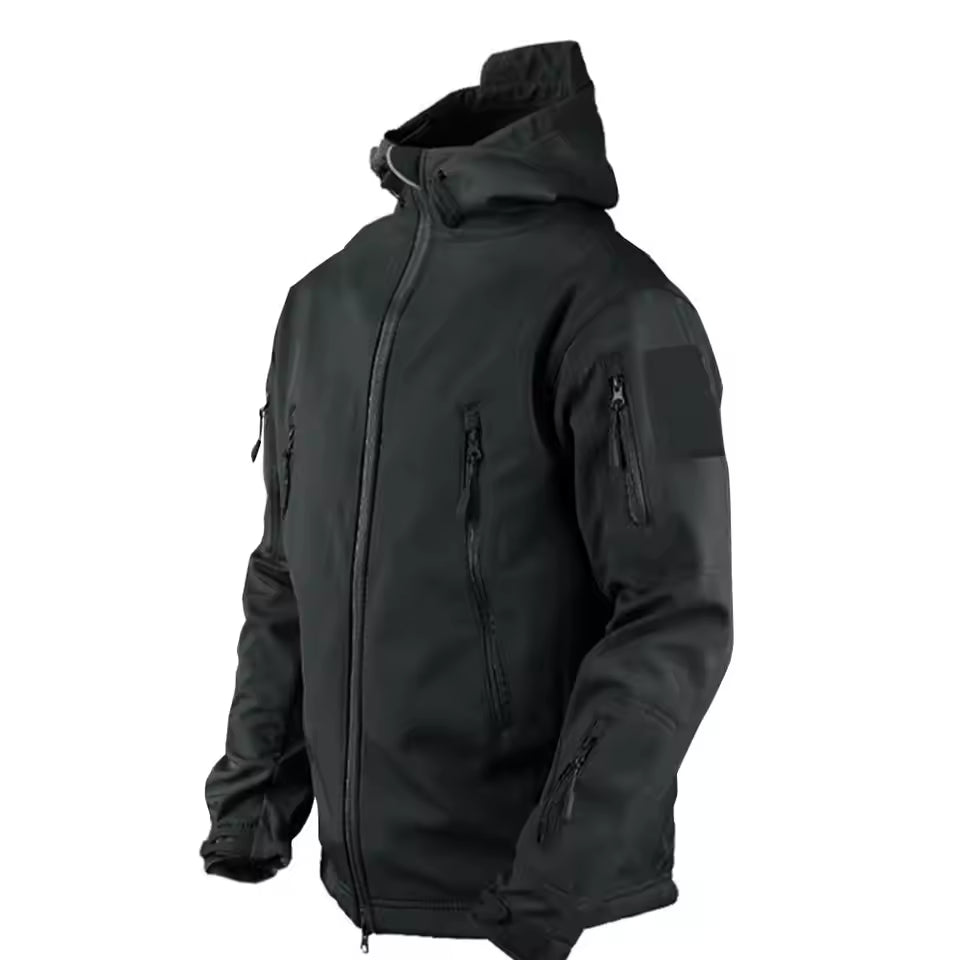 Tactical Hooded Softshell Jacket Men